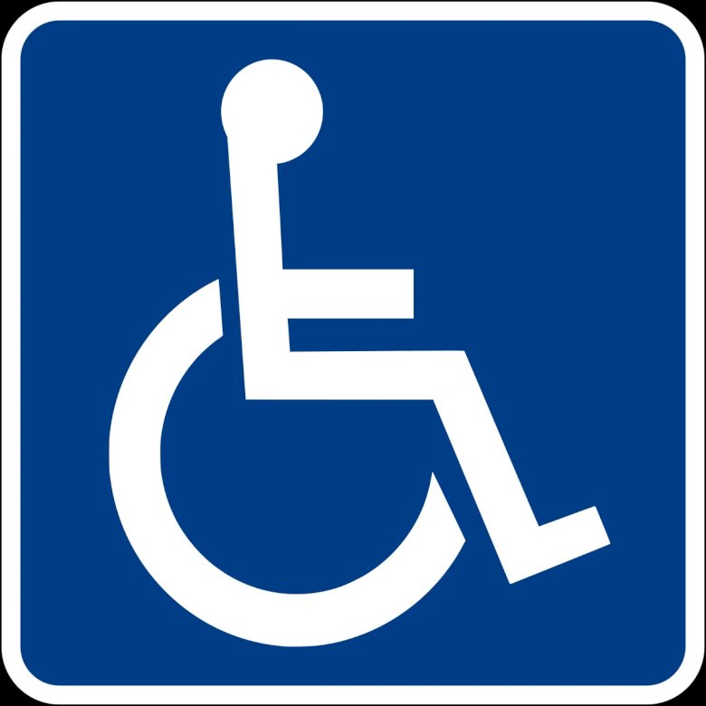 Znak niepełnosprawni puzzle online