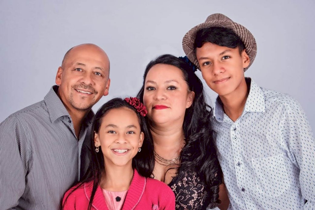 Rodzina kolumbijska puzzle online