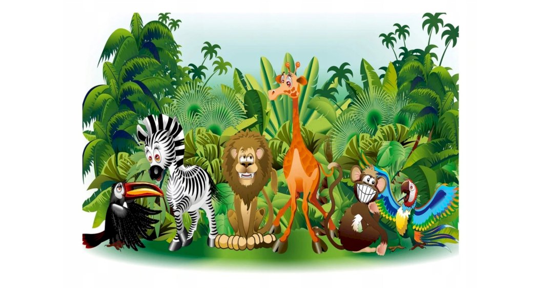 Dżungla wersja trudniejsza puzzle online