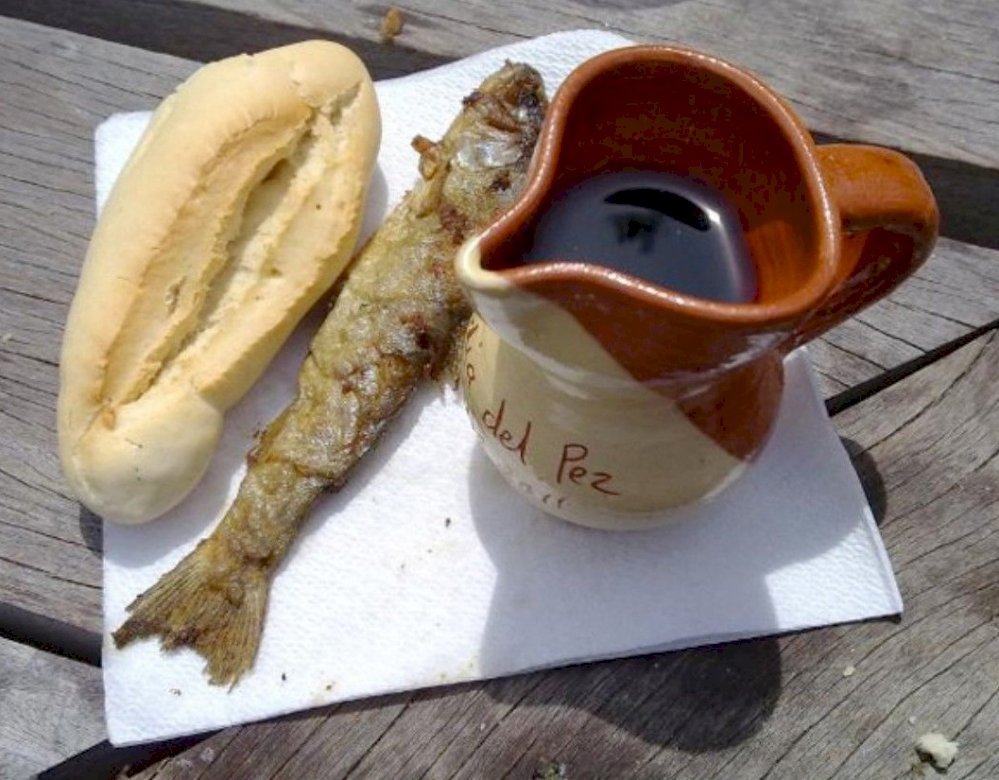Chleb, ryby i wino z San Bernabé puzzle online