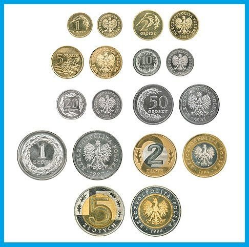Polskie monety puzzle online