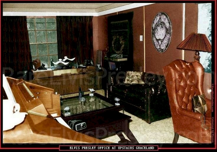 Elvis's Presley Office Upstairs At Graceland puzzle online