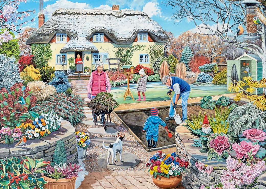Prace w ogrodzie puzzle online