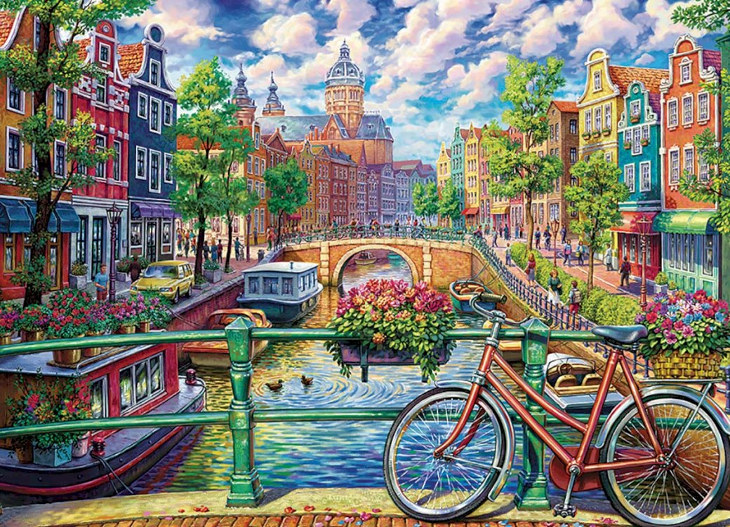 Amsterdam Canal puzzle online