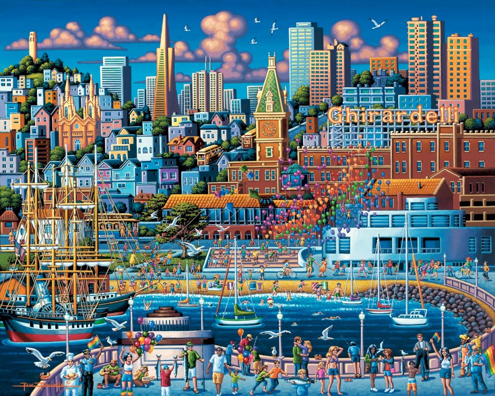 San Francisco molo puzzle online