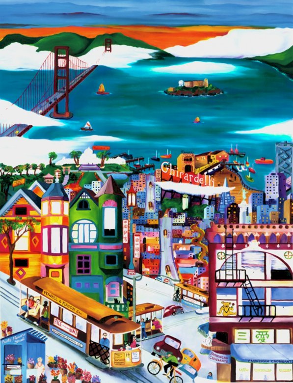 Wzgórza San Francisco puzzle online