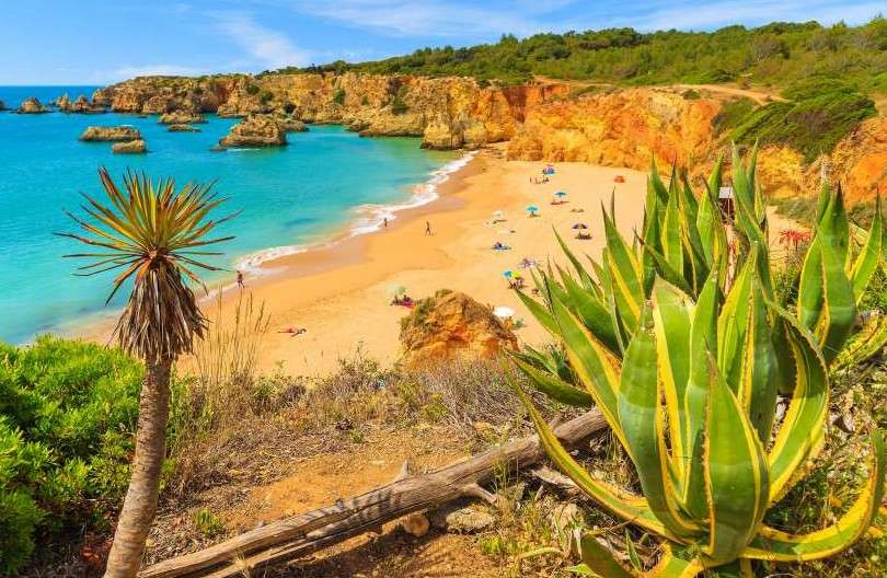 Plaża Nad Oceanem ,Portugalia puzzle online