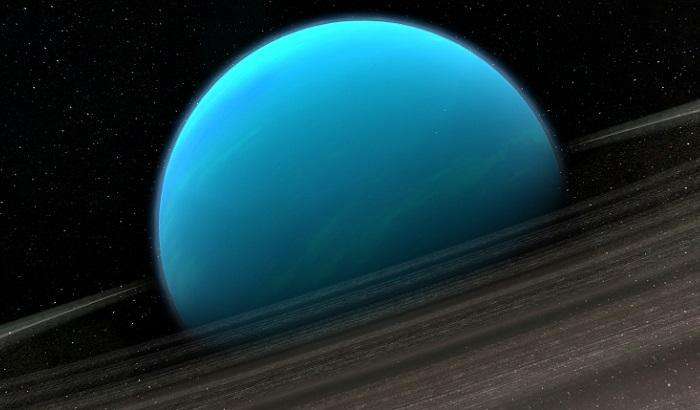 Uran niebieska planeta puzzle online