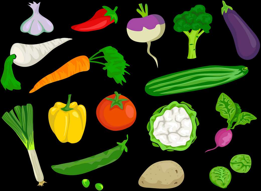 Testează legumele puzzle