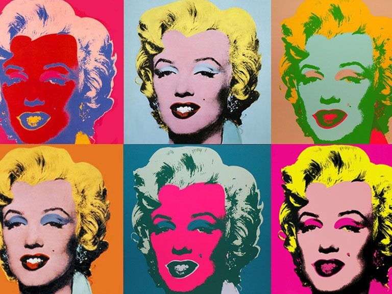 Andy Warhol, Marilyn puzzle online