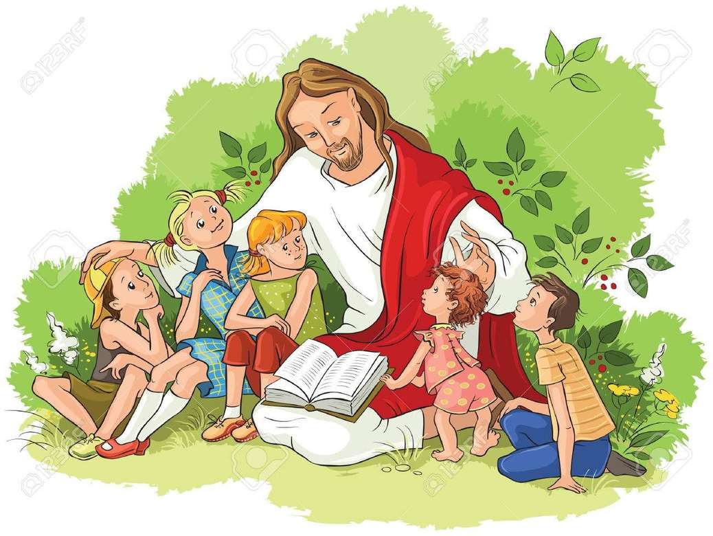 Jezus kocha dzieci puzzle online