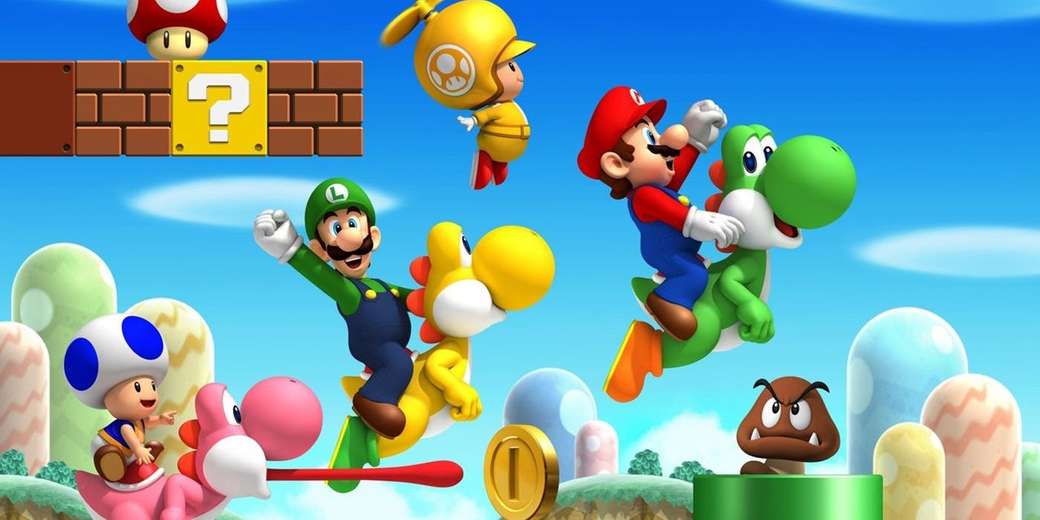 Układanka Mario Bross puzzle online