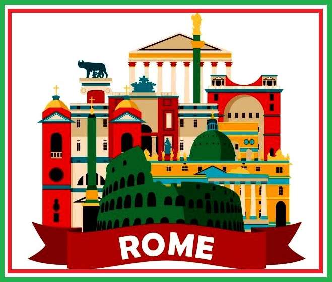 RZYM TO ZNACZY ROMA puzzle online