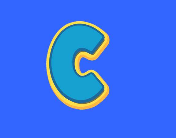 Montaż litery C puzzle online