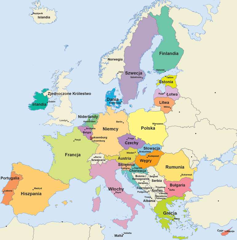 Wspólna Europa puzzle online