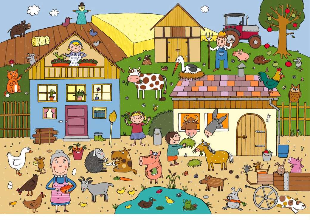 Życie na farmie puzzle online