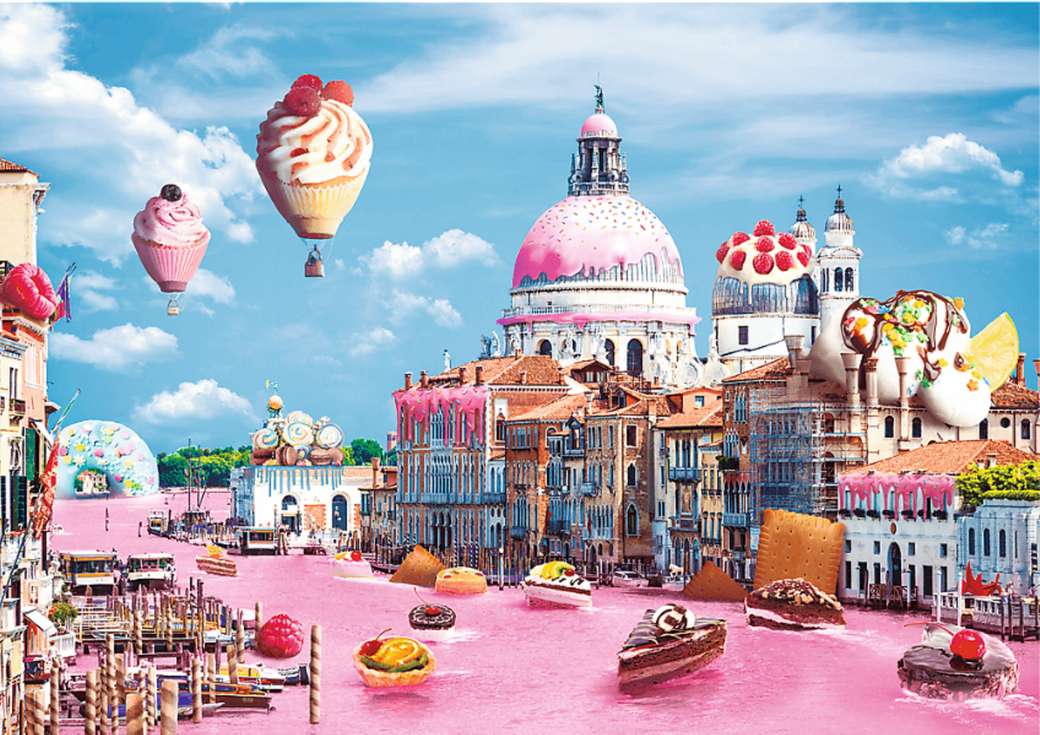 Süßigkeiten in Venedig Puzzle