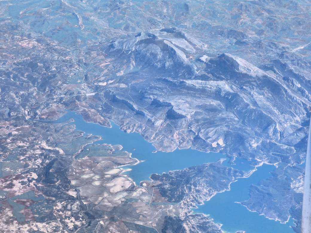 Widok z samolotu, Gdzieś nad Francją puzzle online