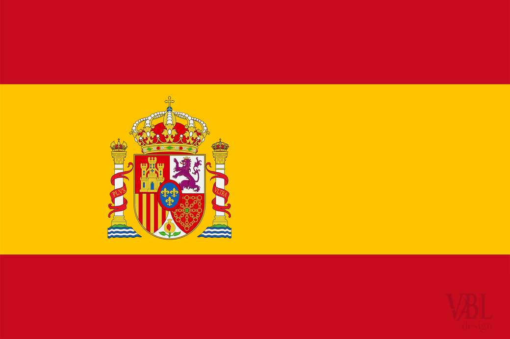 Flaga Hiszpanii roku 1978 puzzle online