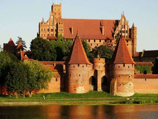 Schloss in Malbork Online-Puzzle