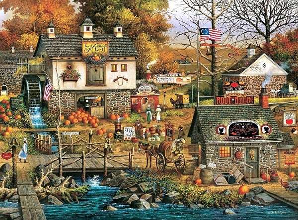 Amerykańska jesień. puzzle online
