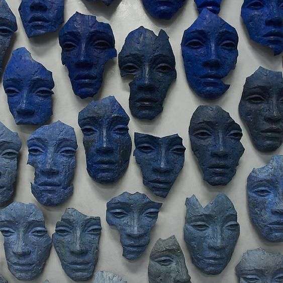 Ceramiczne maski puzzle online