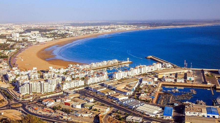 Agadir w Maroku puzzle online