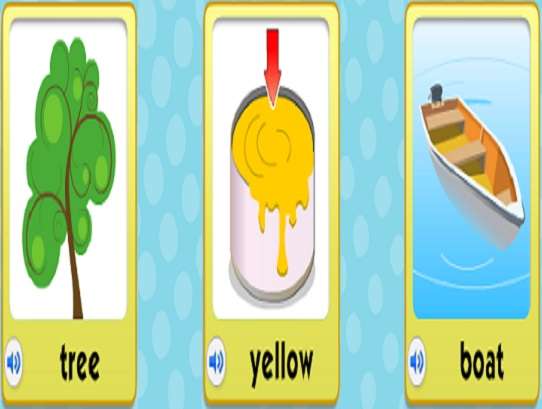 żółta łódź puzzle online