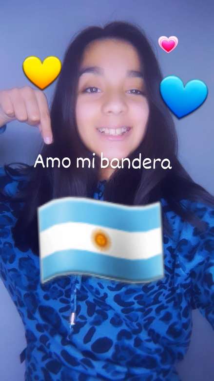 Szczęśliwy dzień flagi Argentyny puzzle online