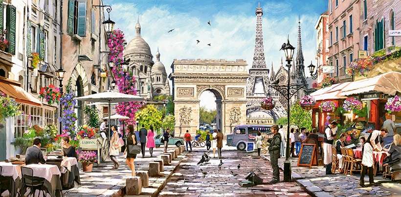 Panoramiczny Paryż. puzzle online