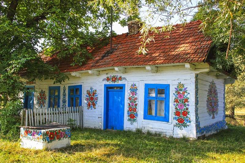 Cottage peint, Skansen puzzle