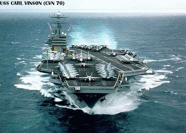 Lotniskowiec - USS Carl Vinson - CVN 70 puzzle online