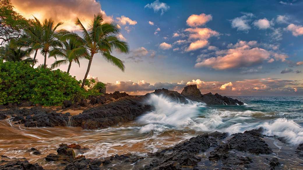 Krajobraz Hawajów puzzle online