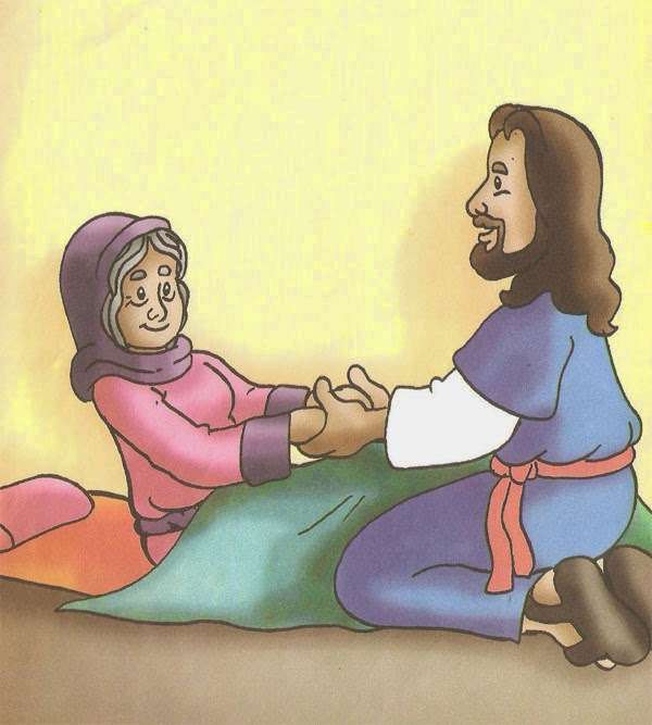 Jezus uzdrawia teściową Piotra puzzle online