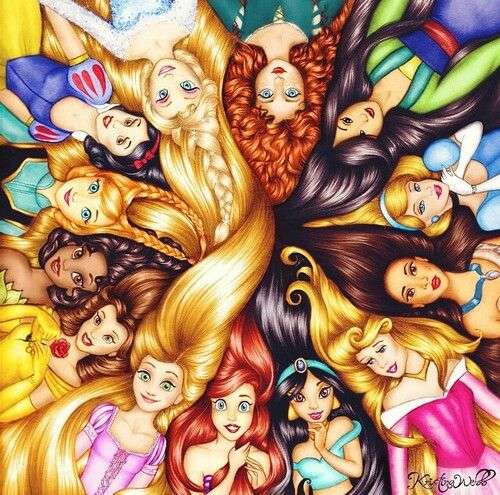 Piękne księżniczki Disneya =) puzzle online