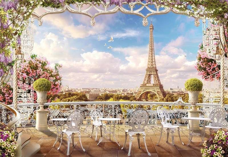 Panorama Paryża. puzzle online
