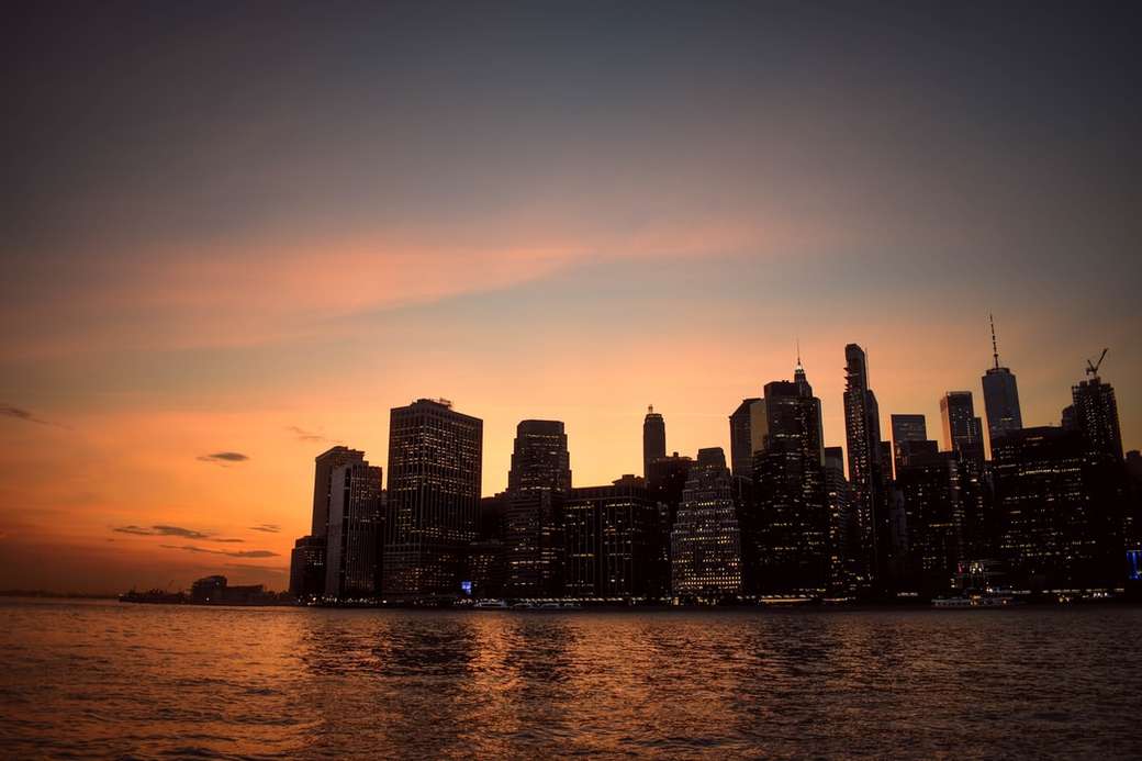 Nowy Jork o zachodzie słońca puzzle online