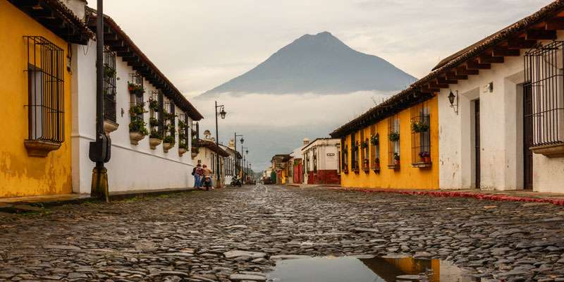 krajobraz Gwatemali puzzle online