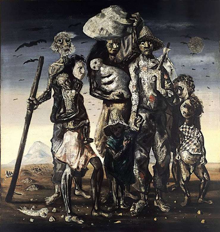„Os retirantes”, pintura de Candido Portinari puzzle online