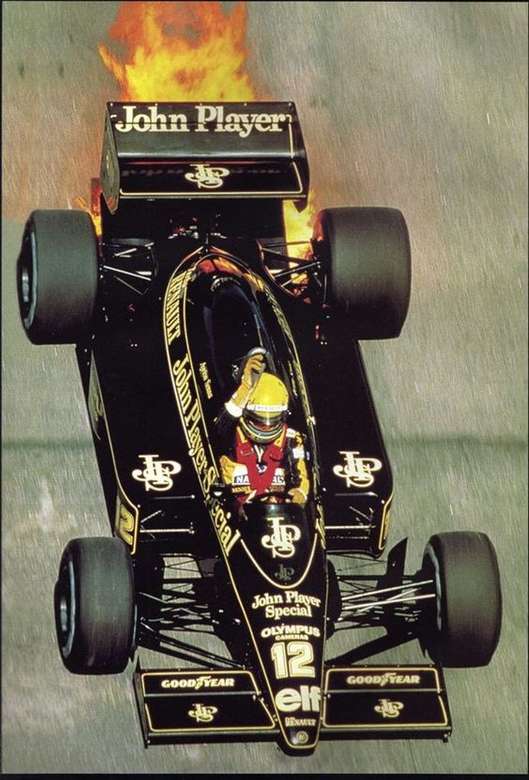 Lotus 98 T-Ayrton Senna puzzle online