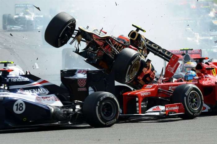 Wypadek Formuły 1 puzzle online