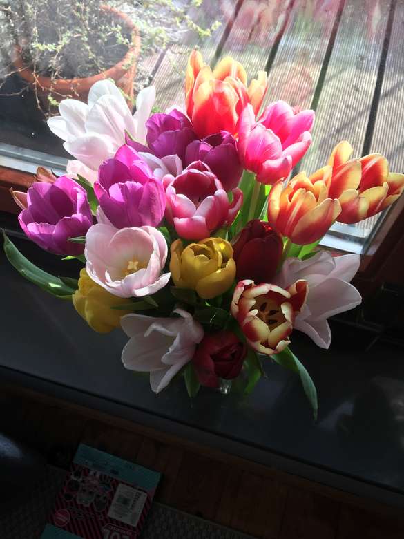 Wiosna kwiaty puzzle online