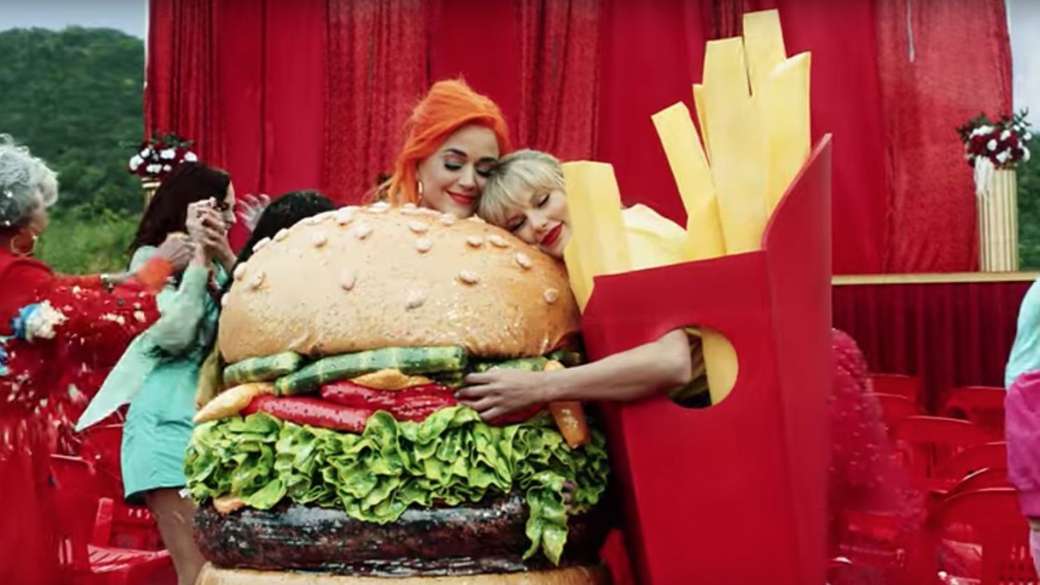 Taylor Swift i Katy Perry puzzle online
