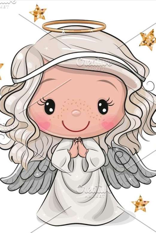 Bardzo miły mały aniołek =) puzzle online