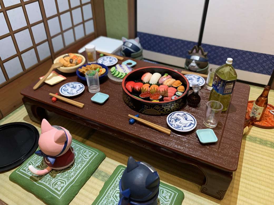 Japoński posiłek puzzle online