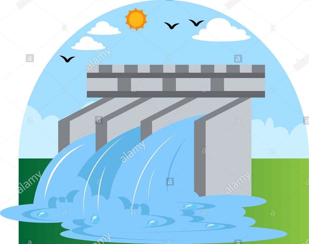 Moc hydroelektryczna puzzle online