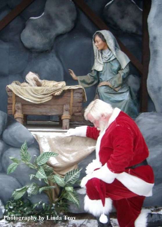Święty Mikołaj i prawdziwe znaczenie świąt Bożego Narodzenia puzzle online