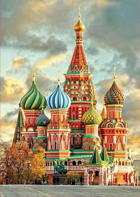 Cerkiew Wasyla Błogosławionego w Moskwie puzzle online