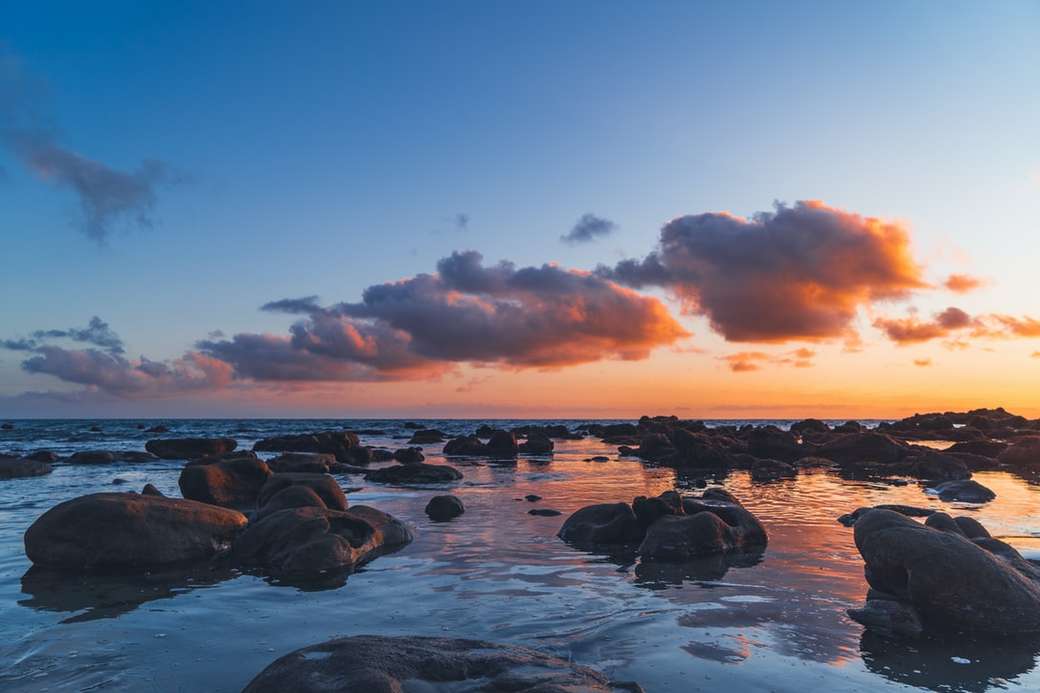 Zachód słońca w Laguna Beach, CA. puzzle online