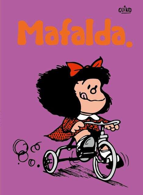Mafalda na rowerze puzzle online